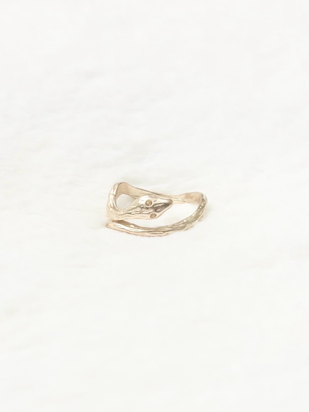 5/$8 🩷 MUST BUNDLE Delicate Gold Snake Ring - Women Jewelry
